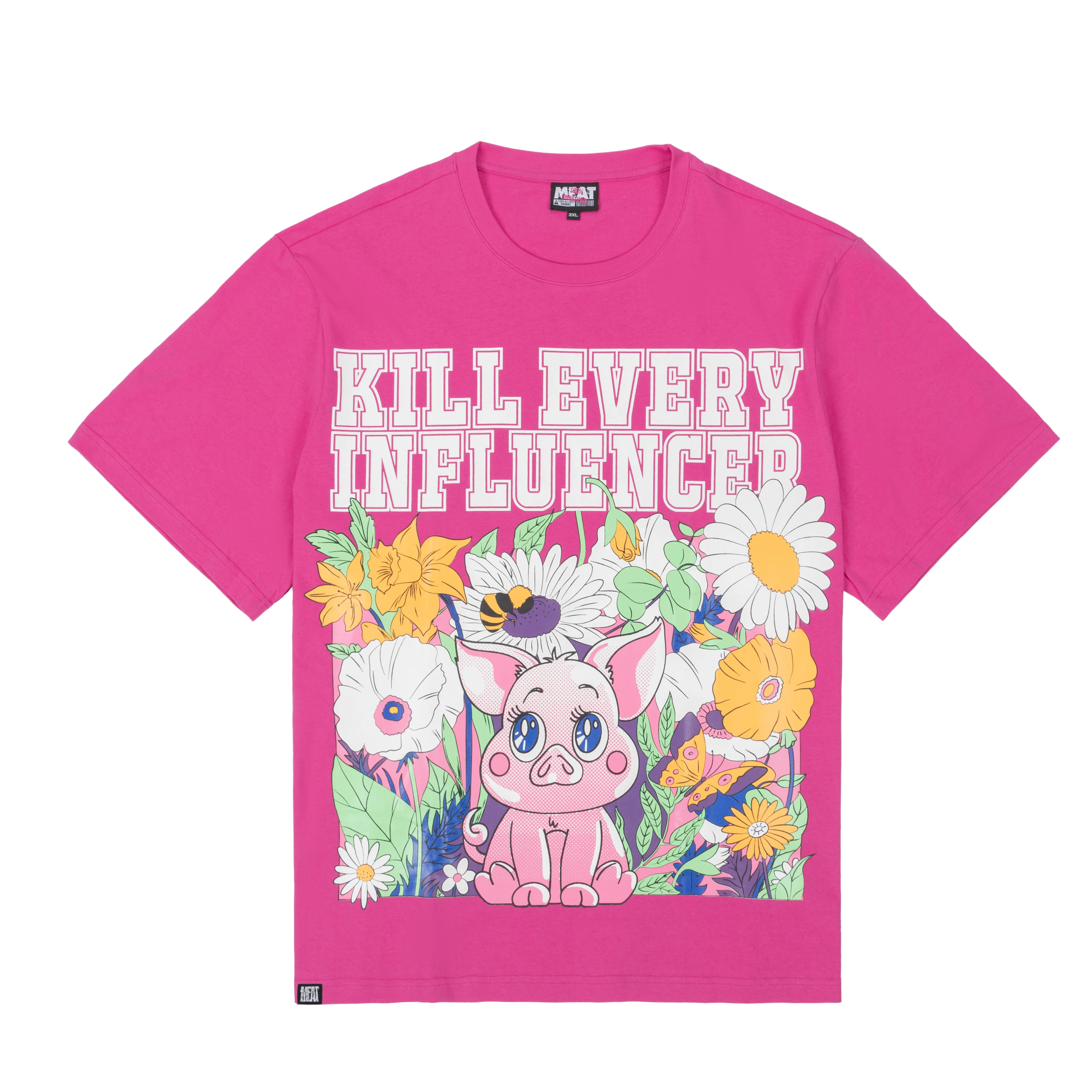 Influencers Pink T-Shirt - Image 6