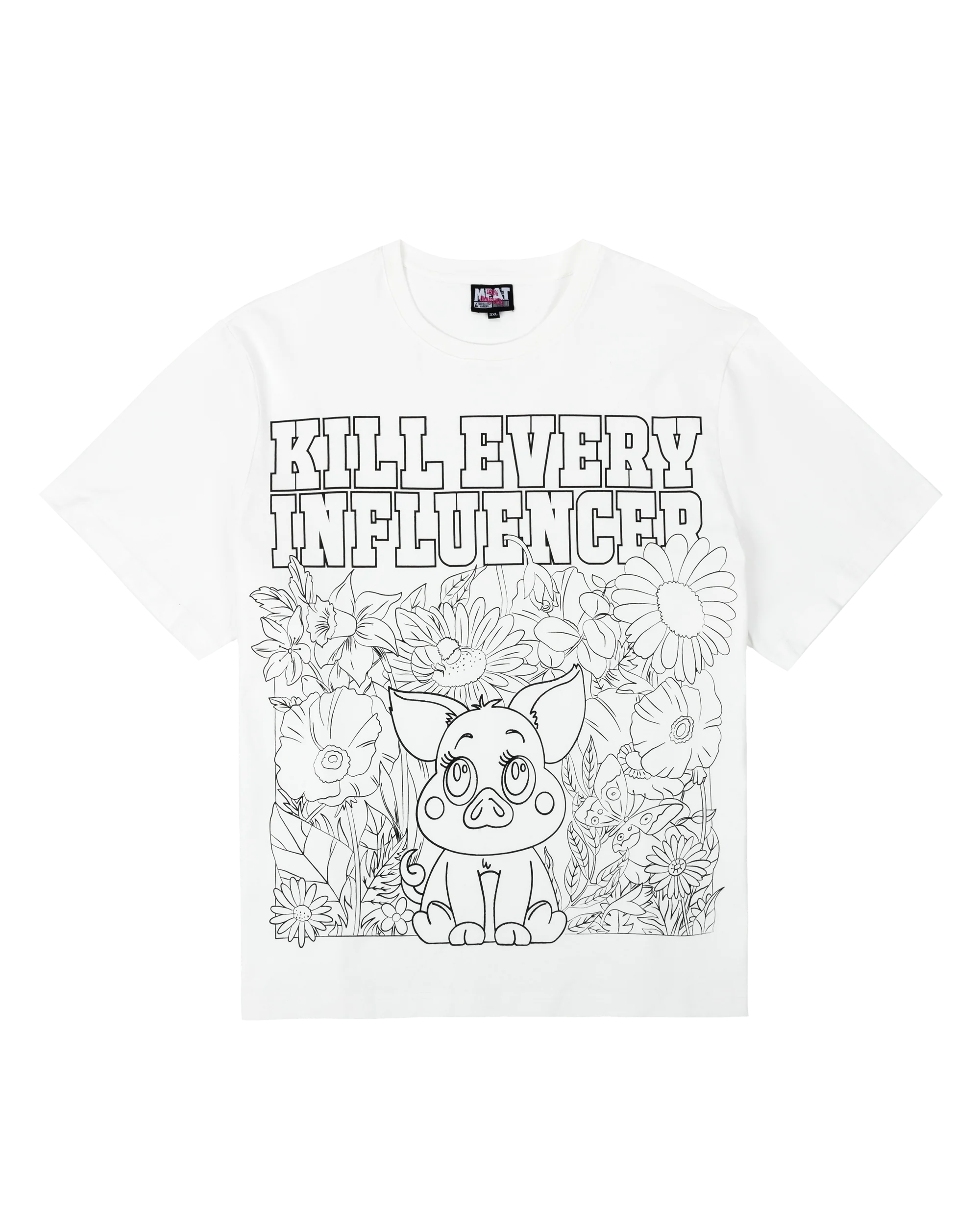 Influencers Coloring Book T-Shirt - Image 5