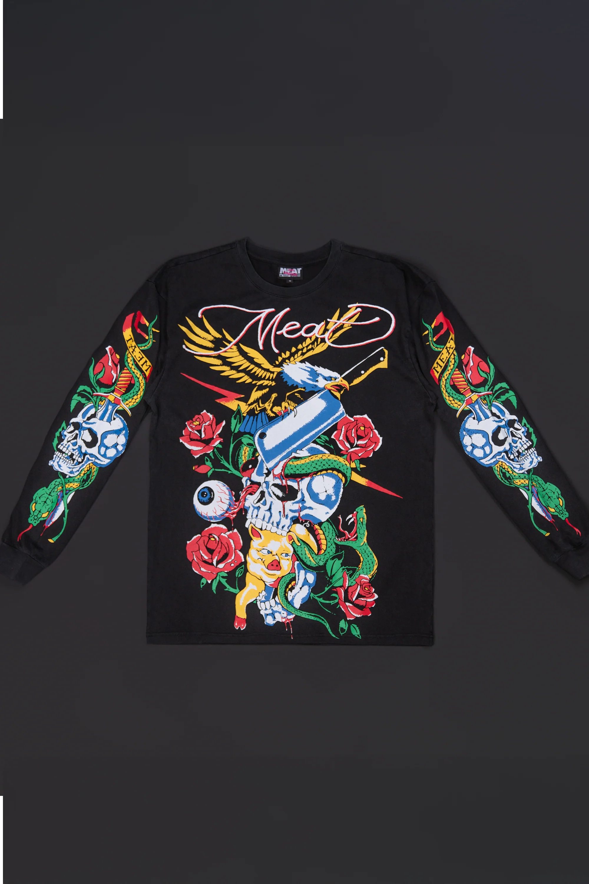 Meaty Hardy Long Sleeve Tee - Image 4