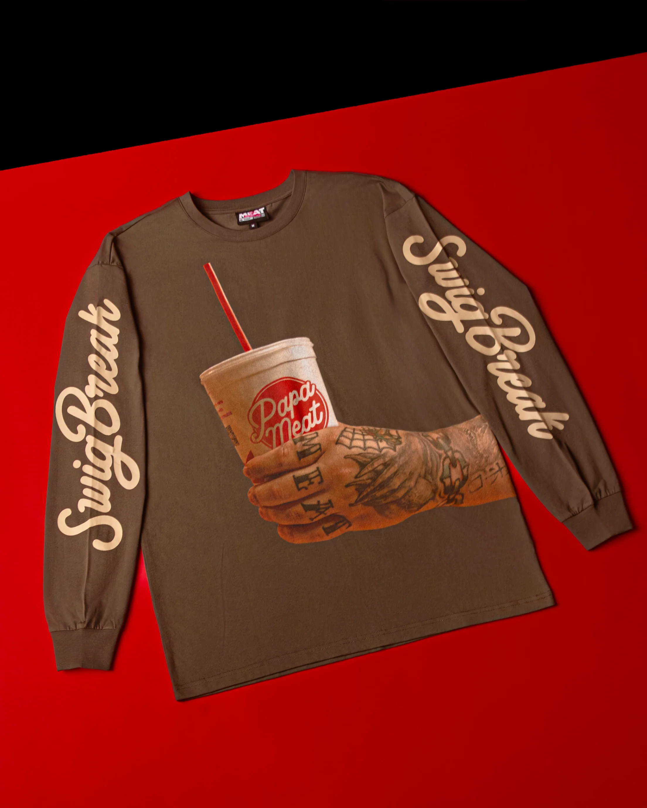 Meat Swig Long Sleeve Tee - Image 6